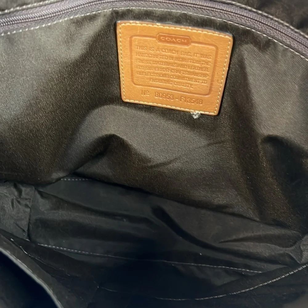 Coach Canvas Shoulder Bag